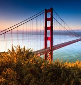 USA School Sports Tours Golden Gate Bridge San Francisco School Trip